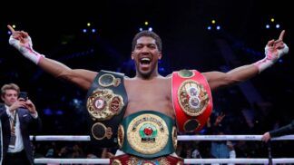 Boxeador britânico Anthony Joshua