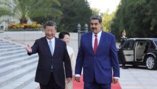 Xi Jinping, presidente da China, com Nicolás Maduro