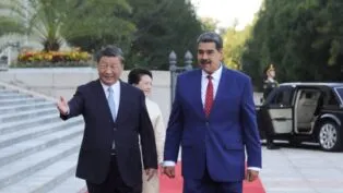 Xi Jinping, presidente da China, com Nicolás Maduro