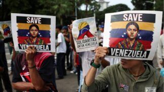 Protestos contra a intervenção dos Estados Unidos na Venezuela