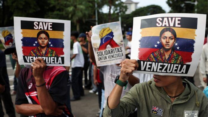 Protestos contra a intervenção dos Estados Unidos na Venezuela