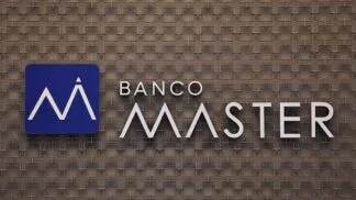 Logotipo do Banco Master é exibido em prédio da instituição em São Paulo