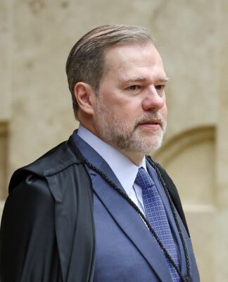 Ministro Dias Toffoli durante a sessão plenária do STF