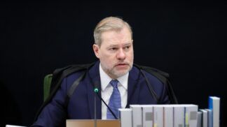 Ministro Dias Toffoli durante sessão da Segunda Turma do STF