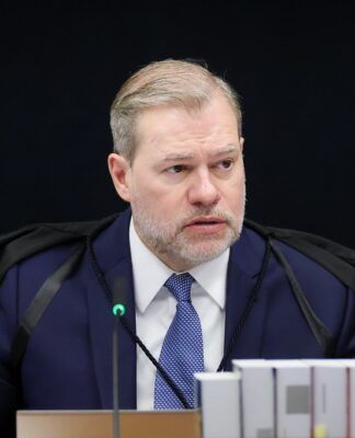 Ministro Dias Toffoli durante sessão da Segunda Turma do STF