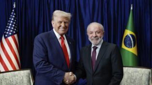 O presidente Lula durante encontro Donald Trump em Kuala Lampur, Malásia (Ricardo Stuckert/PR)