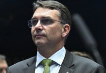 O senador Flávio Bolsonaro