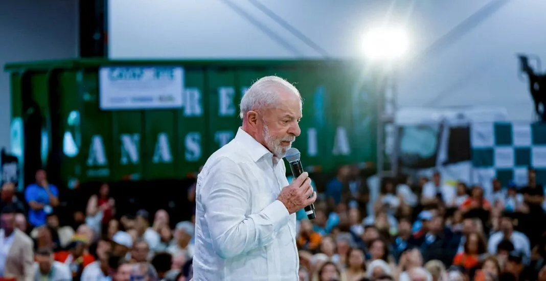 O presidente Luiz Inácio Lula da Silva durante cerimônia alusiva à ExpoCatadores 2025