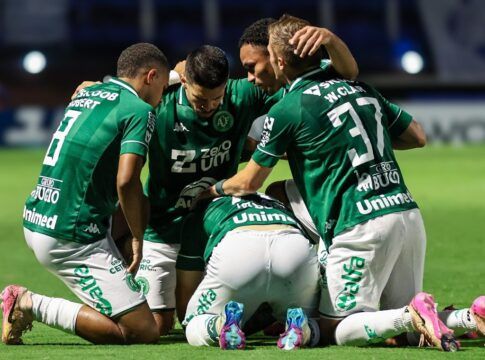 Comemoração de gol da Chapecoense