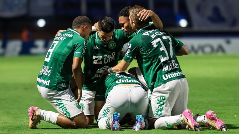 Comemoração de gol da Chapecoense