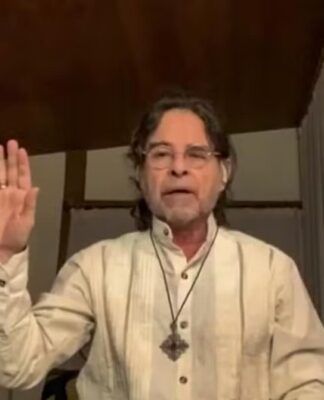 Padrinho Paulo em gravação no YouTube