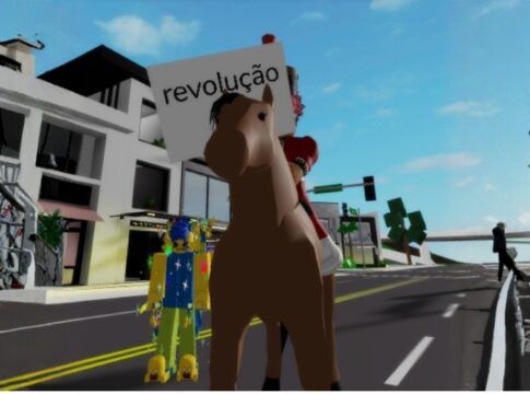 Protesto no Roblox após endurecimento das regras