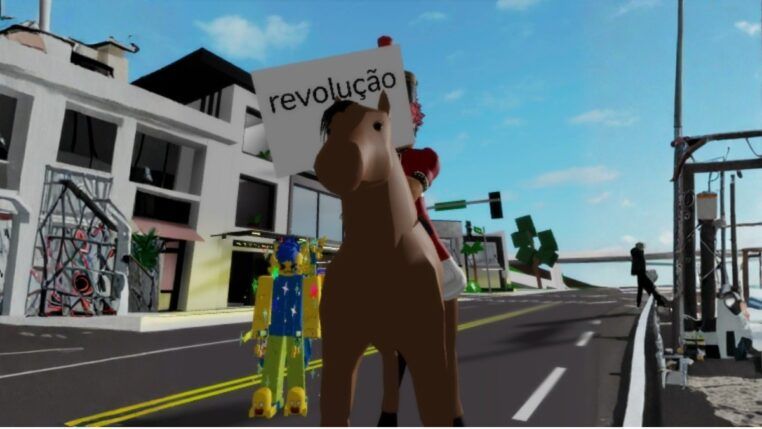Protesto no Roblox após endurecimento das regras