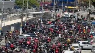 Protesto motoboys no RJ