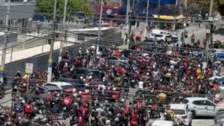 Protesto motoboys no RJ