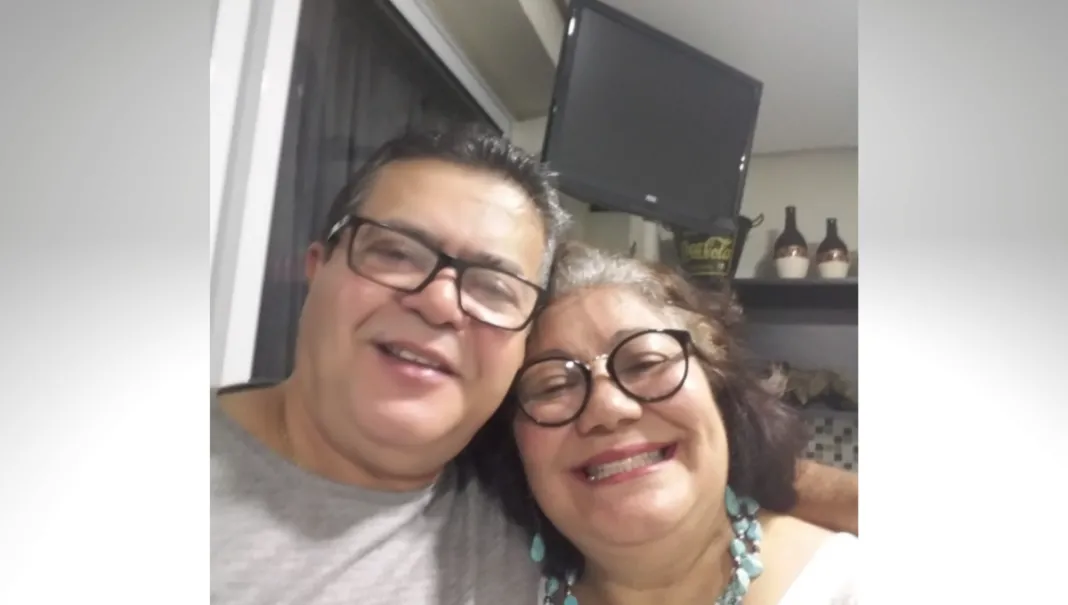 Marcos da Mata Ribeiro e a esposa, Maria Deusdete da Mata Ribeiro