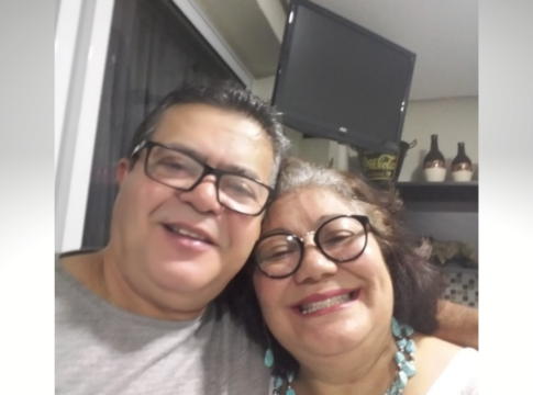 Marcos da Mata Ribeiro e a esposa, Maria Deusdete da Mata Ribeiro