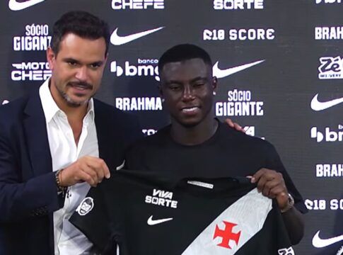 Hinestroza é apresentado no Vasco e destaca forte personalidade: “O que me trouxe aqui”