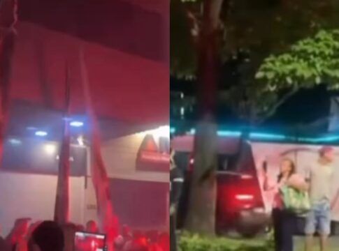 Torcedores do Galo fazem novo protesto contra SAF em frente a empresa de Menin