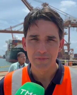 Silvio Costa Filho relata importância de obra no Porto de Suape à TMC: “É um privilégio”
