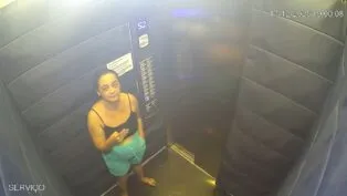 Câmeras de Segurança mostram a Crretora Daiane Alves Souza antes de ser morta no próprio prédio