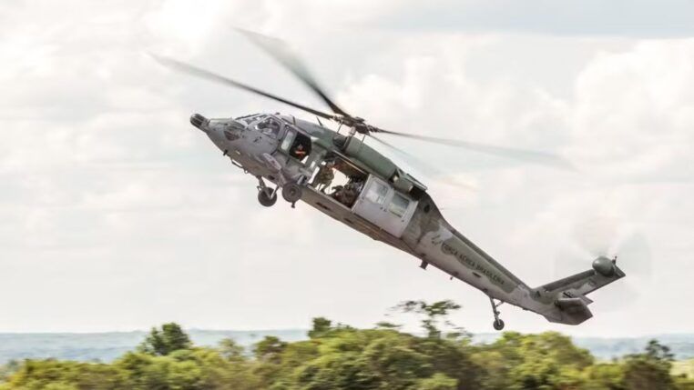 Black Hawk em operação da Força Aérea Brasileira