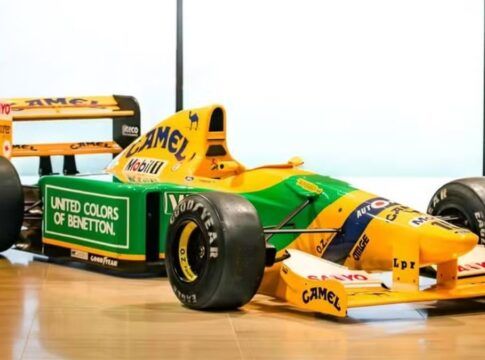 Benneton da primeira vitória de Schumacher será leiloada por mais de R$ 53 milhões