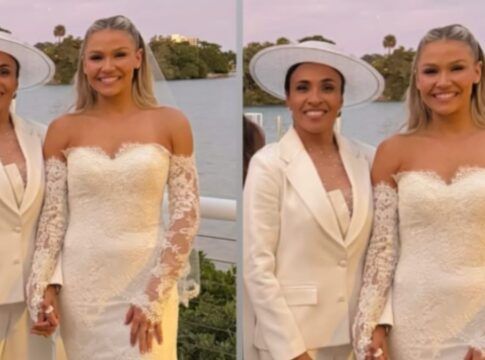 Marta se casa com ex-jogadora americana em cerimônia nos EUA