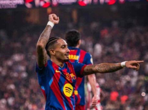 Raphinha revela frustração com 5º lugar na Bola de Ouro e diz que merecia o prêmio