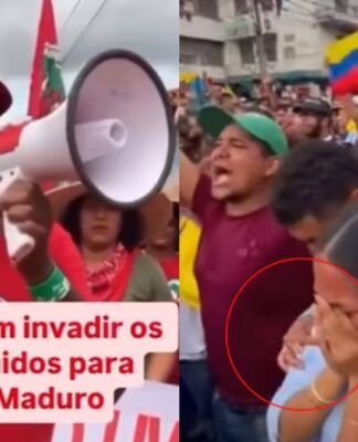 Políticos compartilham vídeos de IA com falsas comemorações na Venezuela