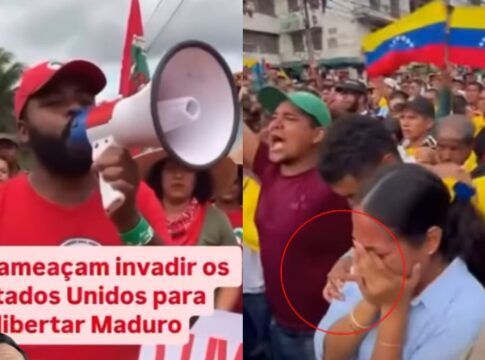 Políticos compartilham vídeos de IA com falsas comemorações na Venezuela