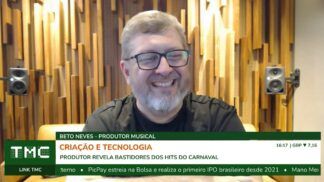 O produtor Beto Neves dá entrevista ao Link TMC