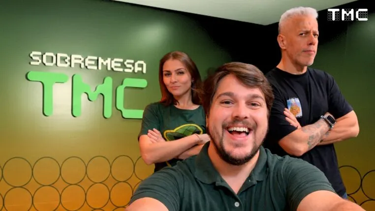 Apresentadores do Sobremesa posam para foto