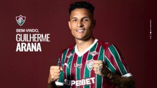 Guilherme Arana é anunciado como reforço do Fluminense