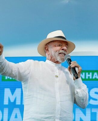 Presidente da República, Luiz Inácio Lula da Silva, durante cerimônia de celebração da contratação de 2 milhões de moradias no “Minha Casa, Minha Vida” e entrega de 1.337 moradias em Maceió