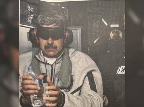 Nicolas Maduro capturado usando conjunto de roupas da Nike