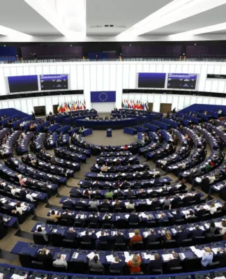 Sede do Parlamento da União Europeia em Estrasburgo, na França