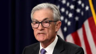 Jerome Powell, presidente do FED, o Banco Central dos Estados Unidos