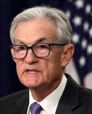 Jerome Powell, presidente do FED, o Banco Central dos Estados Unidos