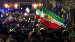Protestos na França contra o governo do Irã