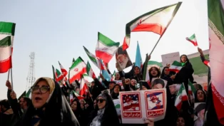 Protestos a favor do governo do Irã