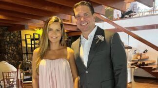 A procuradora Rebeca Ramagem e seu marido, o ex-deputado federal