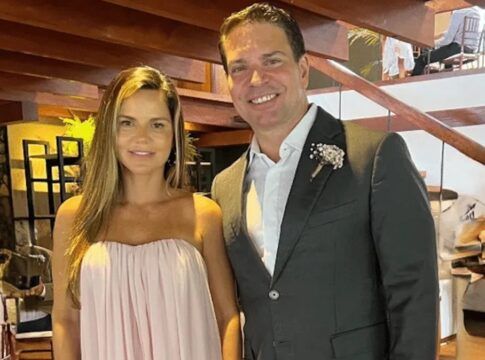 A procuradora Rebeca Ramagem e seu marido, o ex-deputado federal