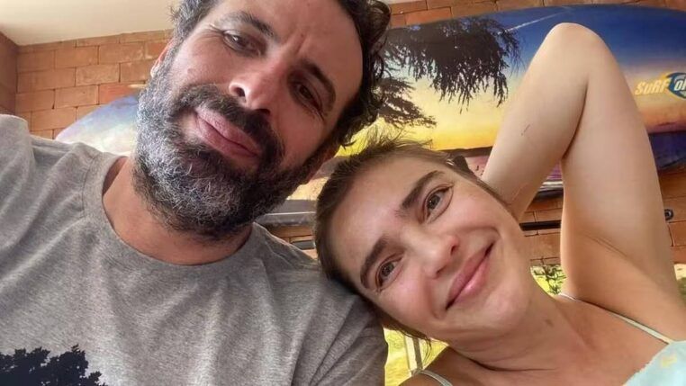 Atriz Titina Medeiros e o marido, o também ator César Ferrario