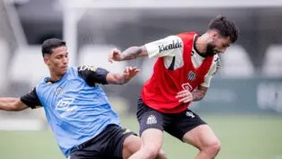 Treino do Santos