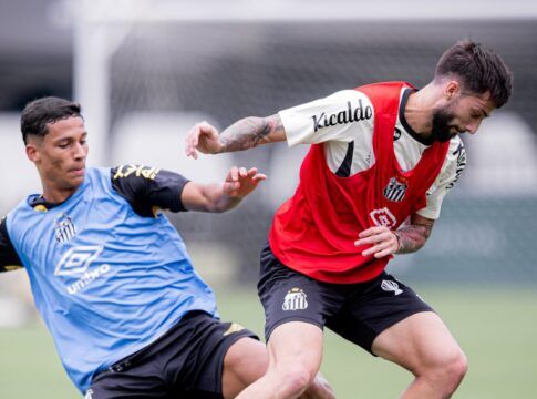 Treino do Santos