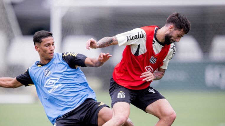 Treino do Santos