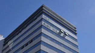 Fachada do prédio da CNT, em Brasília