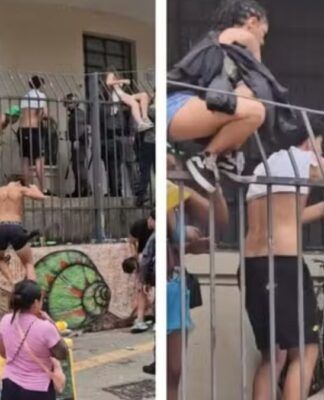 Foliões invadem escola na Consolação e são agredidos por policiais militares; veja o vídeo 