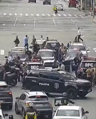 Tiroteio na Avenida Faria Lima deixa um morto e quatro feridos